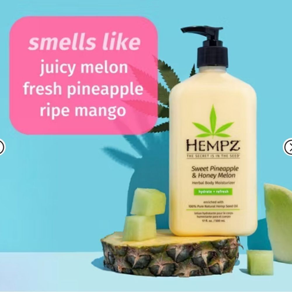 NWT Herbal Hydrating Sweet Pineapple & Honey Melon Body Lotion - 17 Fl Oz